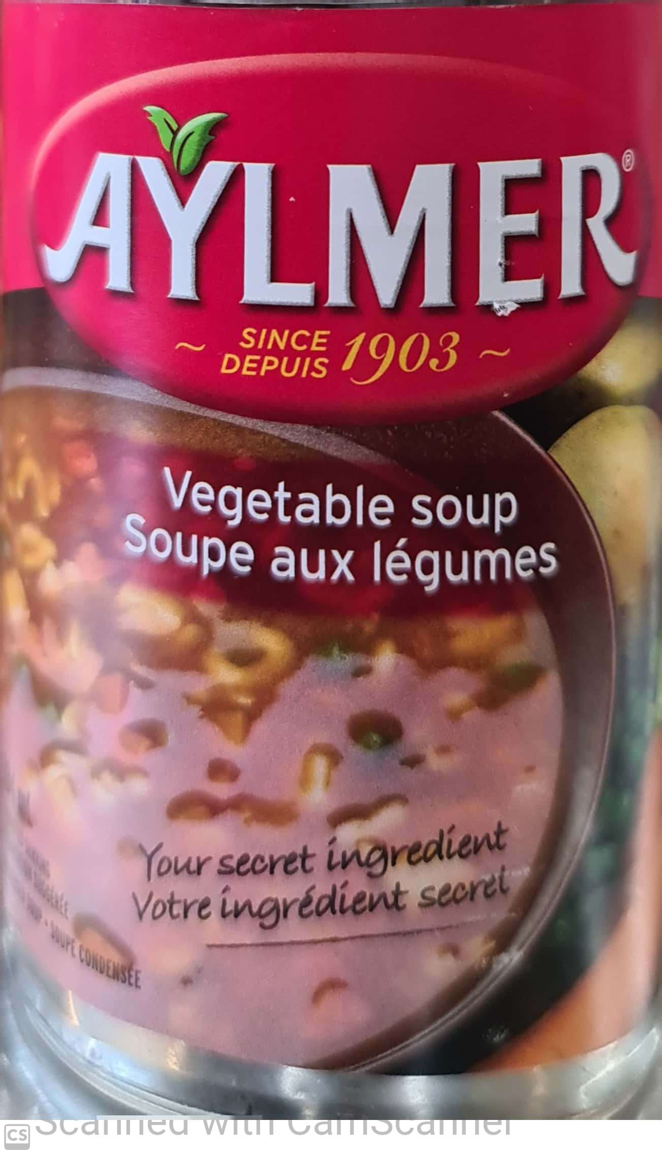 Aylmer vegetable soup 284ml