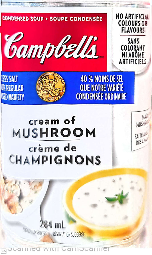 Campbell's cream of mushroom soup 284ml