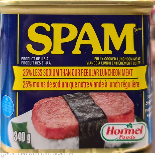 SPAM pork luncheon meat 340g