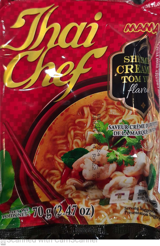 Thai Chef shrimp creamy tom yum noodle 70g