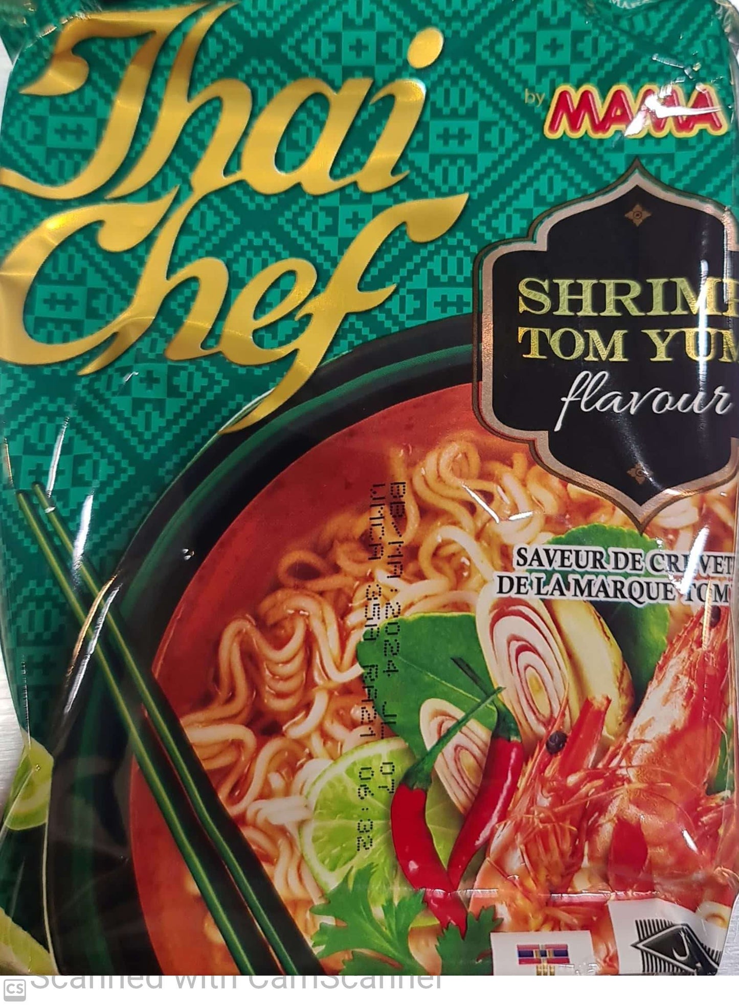 Thai Chef shrimp tom yum noodle 70g