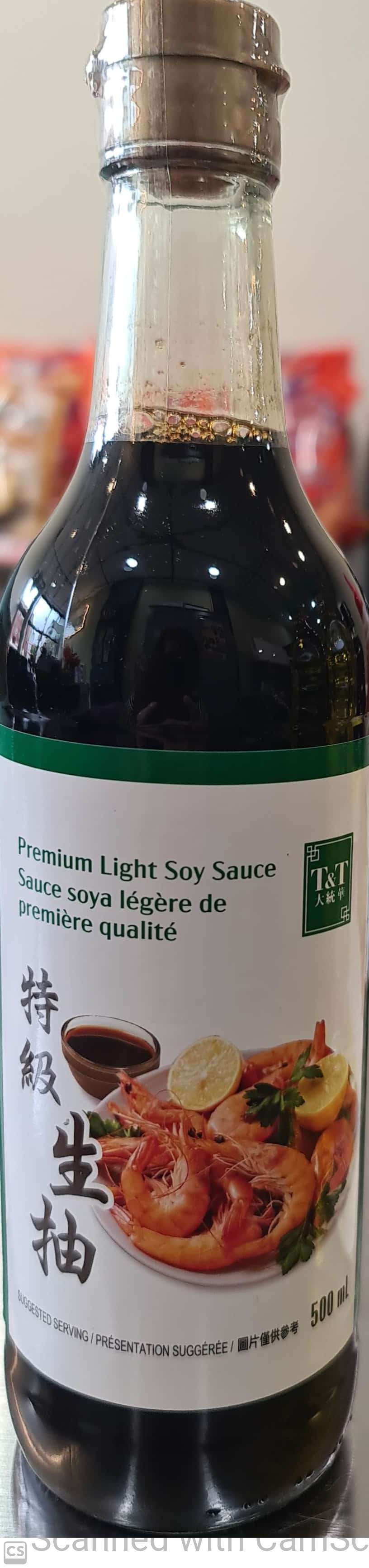 T&T Premium Light soy sauce 500ml