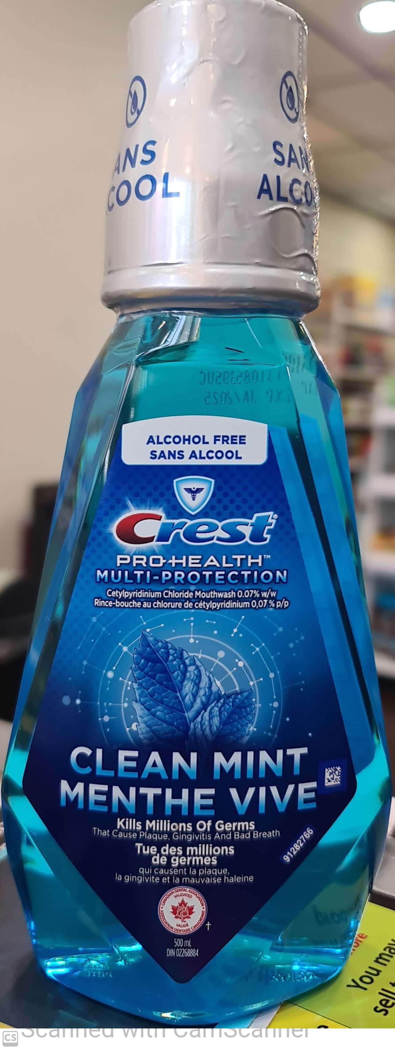 Crest Mouthwash 500ml