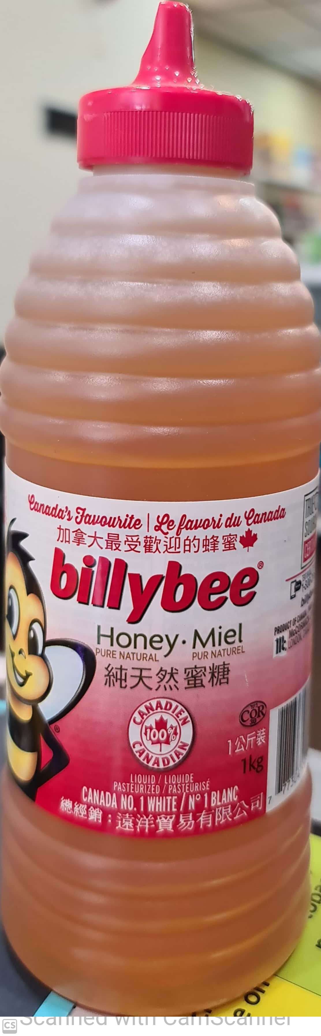 Billybee honey 1kg