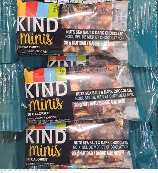 KIND mini nuts sea salt & dark Chocolate bar 20g (gluten free)