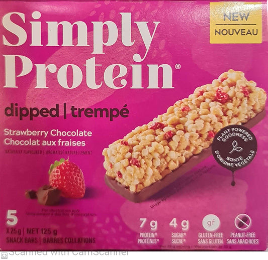 Simply Protein Strawberry choco chips 25g