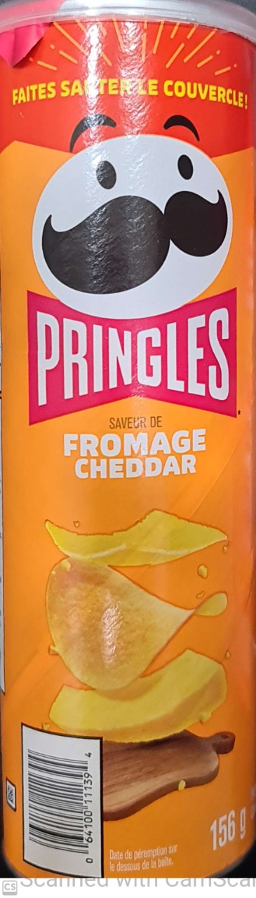 Pringles Fromage cheddar 156g