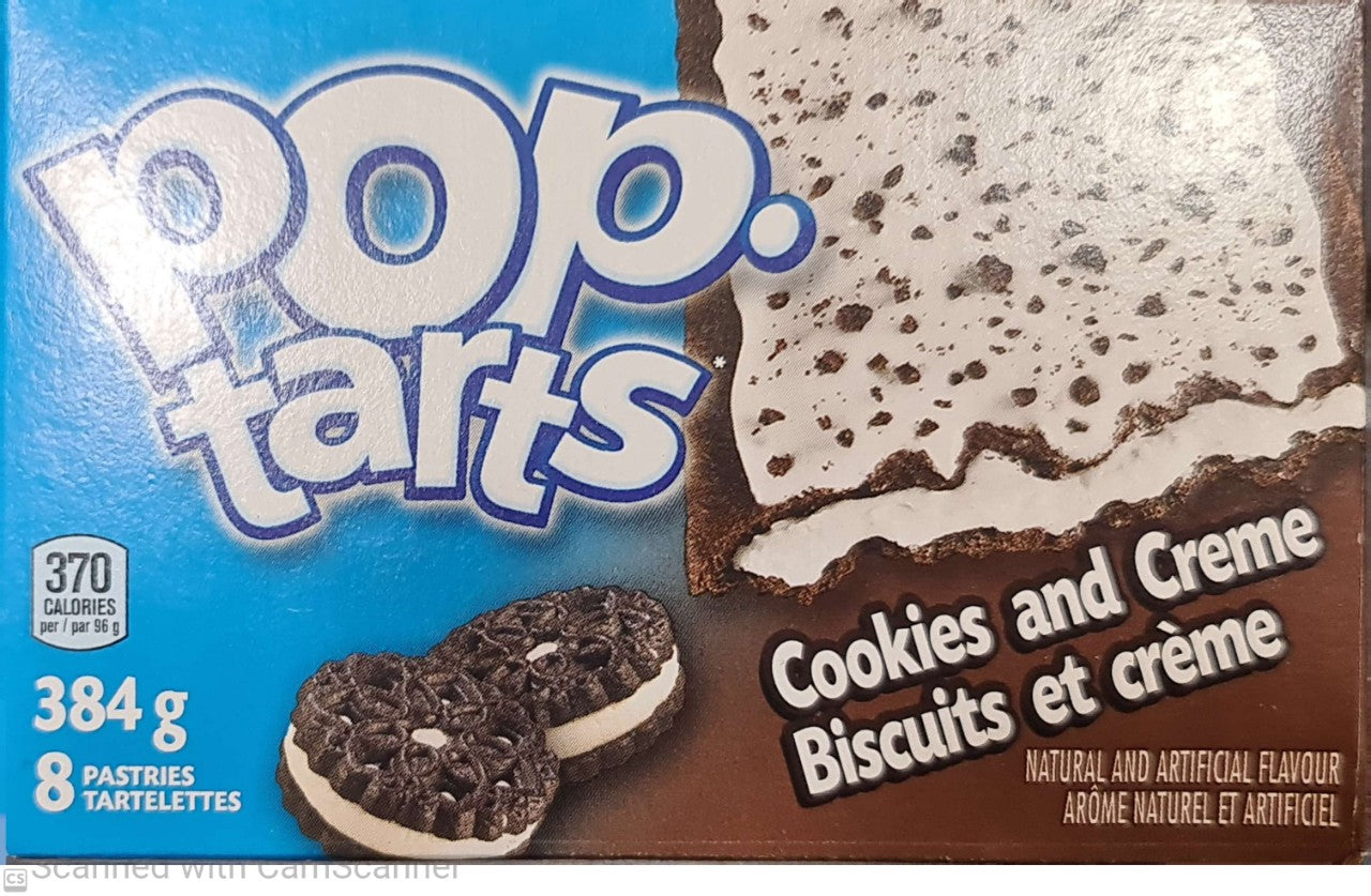 POP Tarts Cookies & Creme 384g (8 pastries)
