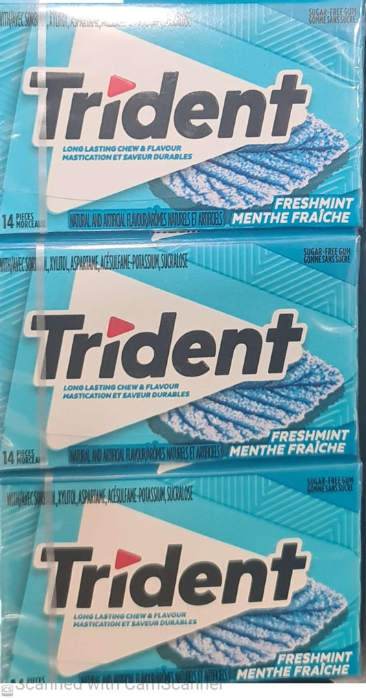 Trident Fresh mint (12/box)