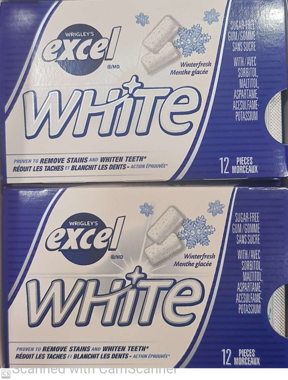 Excel winter fresh free sugar (12/box)