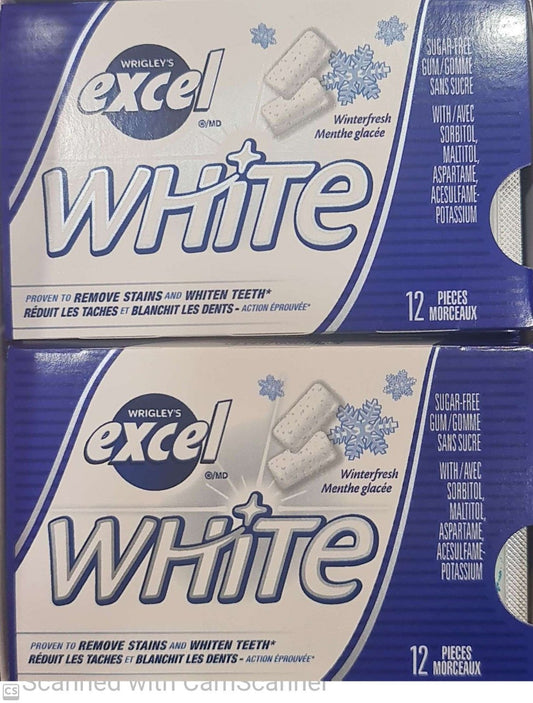 Excel winter fresh free sugar (12/box)