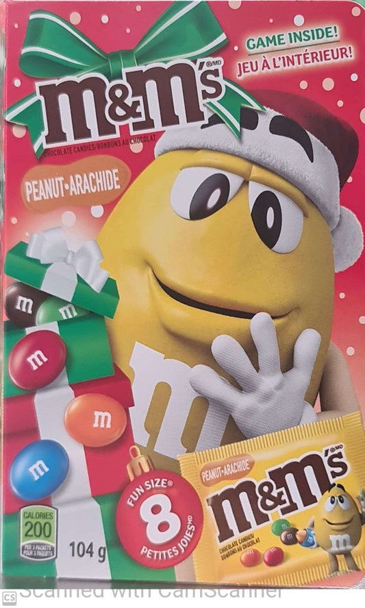M&M Christmas fun box Peanut 104g (game inside)