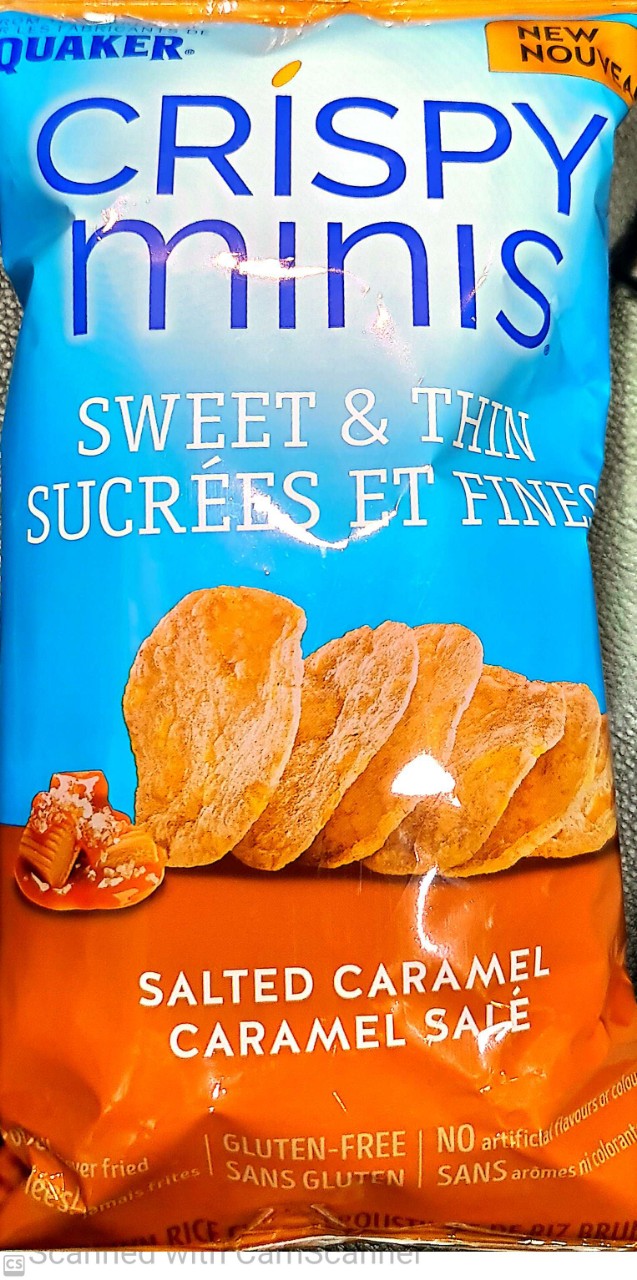 Quaker Crispy minis salted caramel 100g