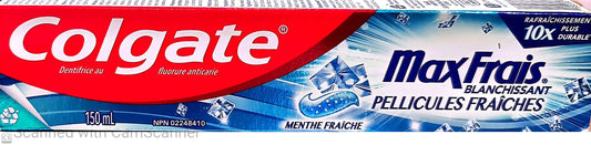 Colgate max fresh toothpaste -  150ml