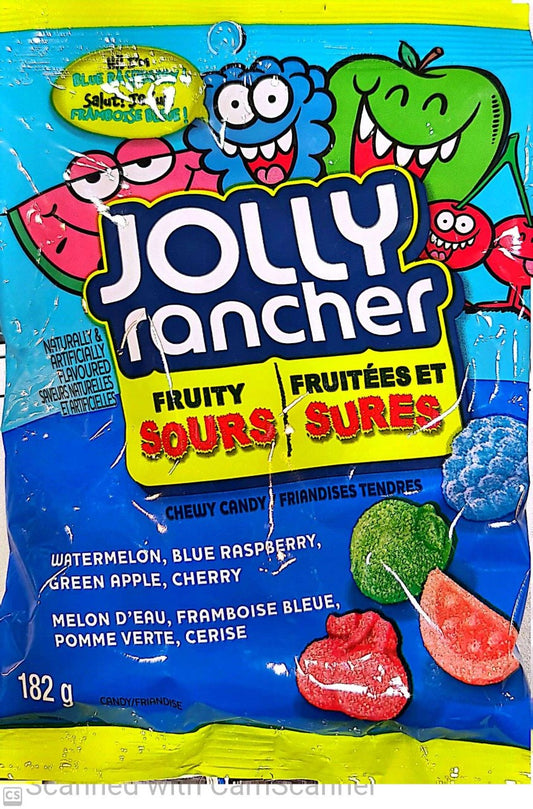 Jolly rancher fruity sours gummies 182g