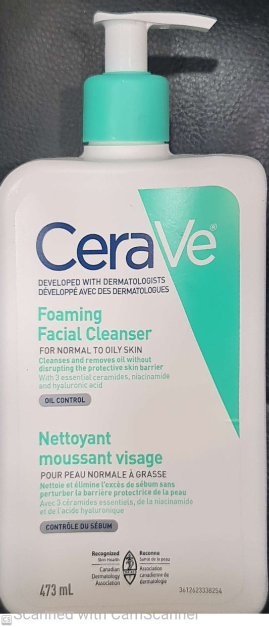 Cerave foaming facial cleanser 473ml