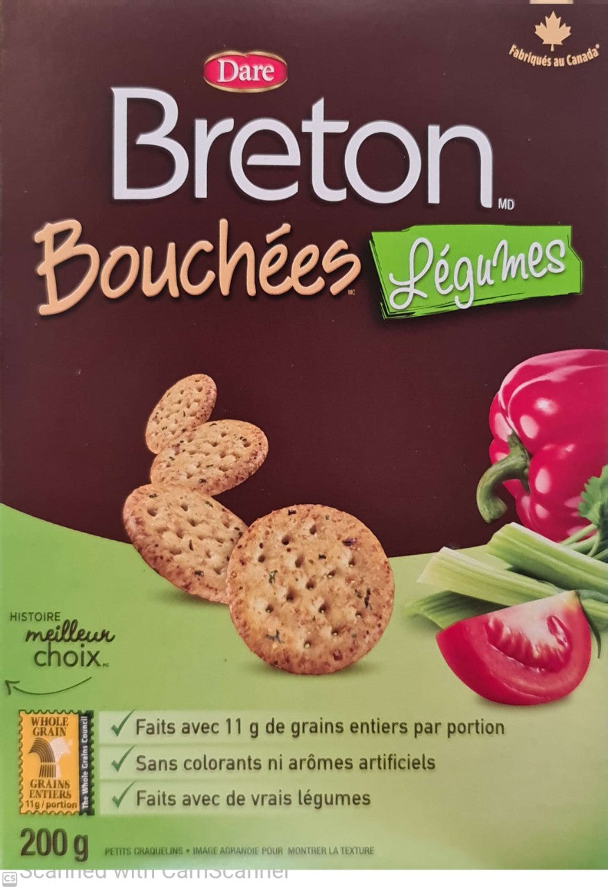 Dare Breton Veggie Bites cookies 200g