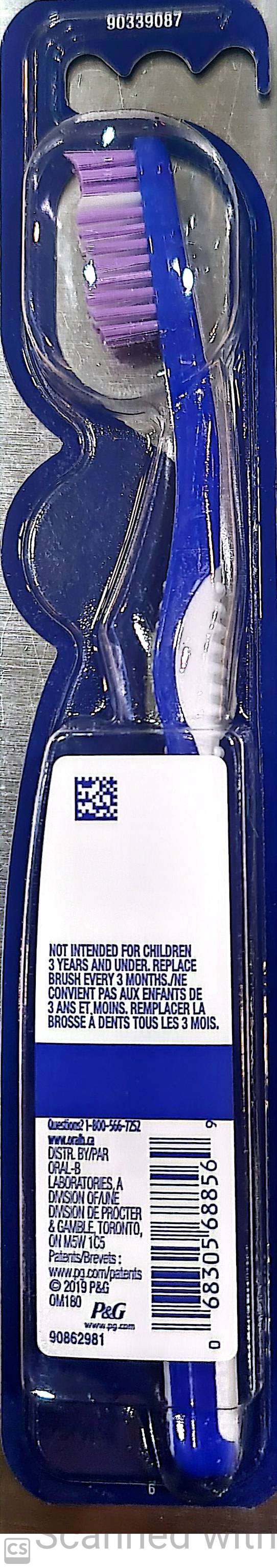 Oral B toothbrush cavity defense