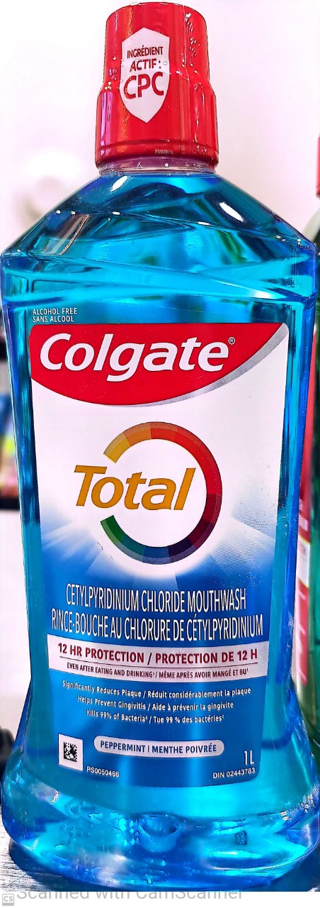 Colgate Mouthwash 1L Peppermint